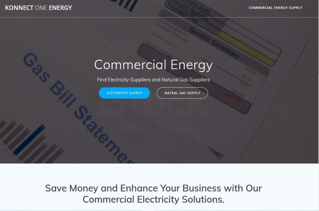 konnect one commercial energy
